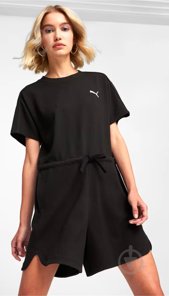 Комбинезон Puma HER SHORT JUMPSUIT р. S черный - фото 3