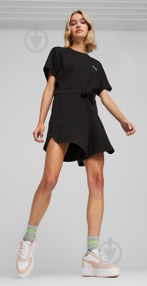 Комбинезон Puma HER SHORT JUMPSUIT р. S черный - фото 7
