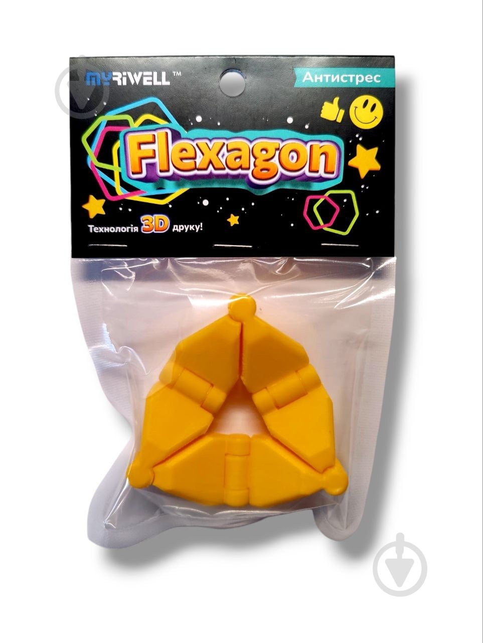 Антистресс Myriwell Flexagon в ассортименте - фото 3