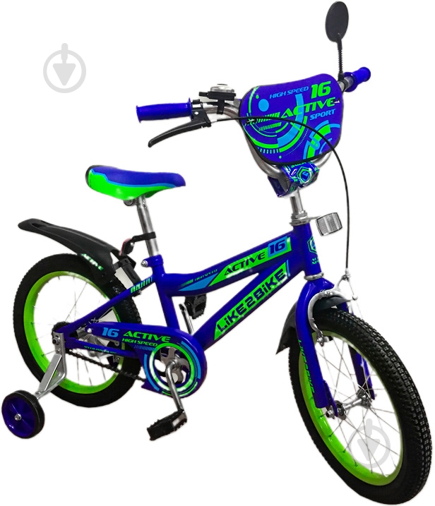 Велосипед детский Like2bike Active 18'' синий 191825 - фото 1 Велосипед детский Like2bike Active 18'' синий 191825 - фото 1