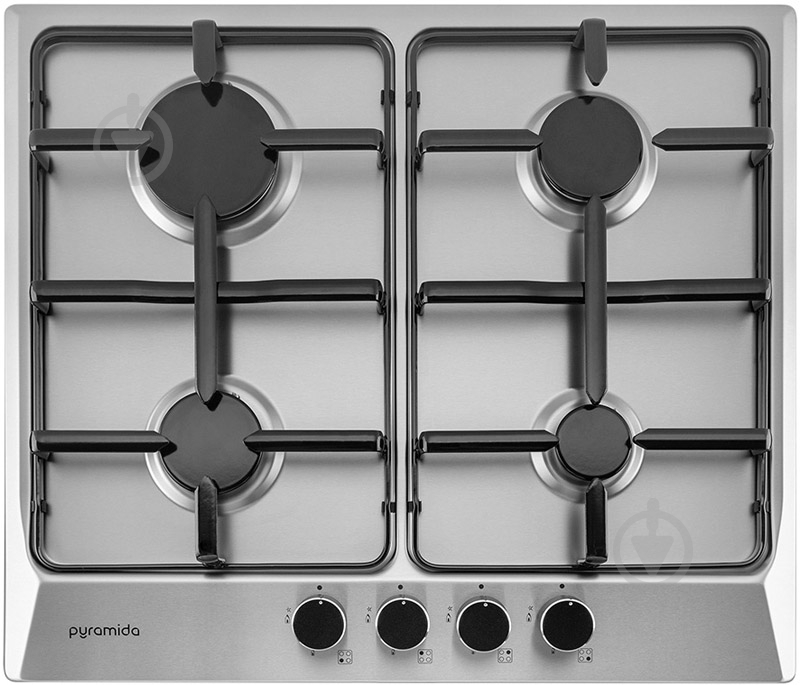 Варочная поверхность газовая Pyramida PFX 644 S Inox - фото 1 Варочная поверхность газовая Pyramida PFX 644 S Inox - фото 1