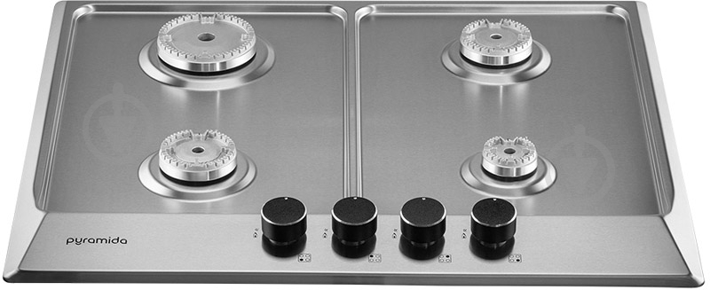 Варочная поверхность газовая Pyramida PFX 644 S Inox - фото 4 Варочная поверхность газовая Pyramida PFX 644 S Inox - фото 4
