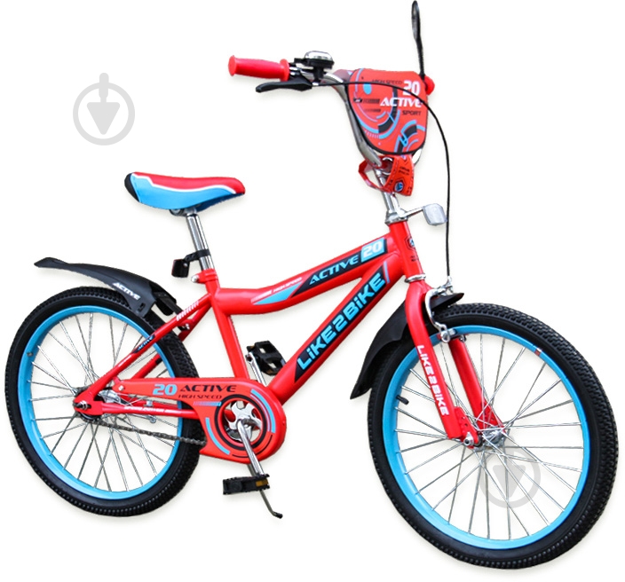 Велосипед дитячий Like2bike Active 20'' червоний 192026 - фото 1