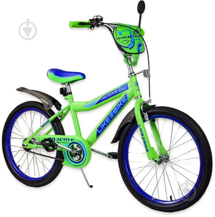 Велосипед детский Like2bike Active 20'' салатовый 192027 - фото 1