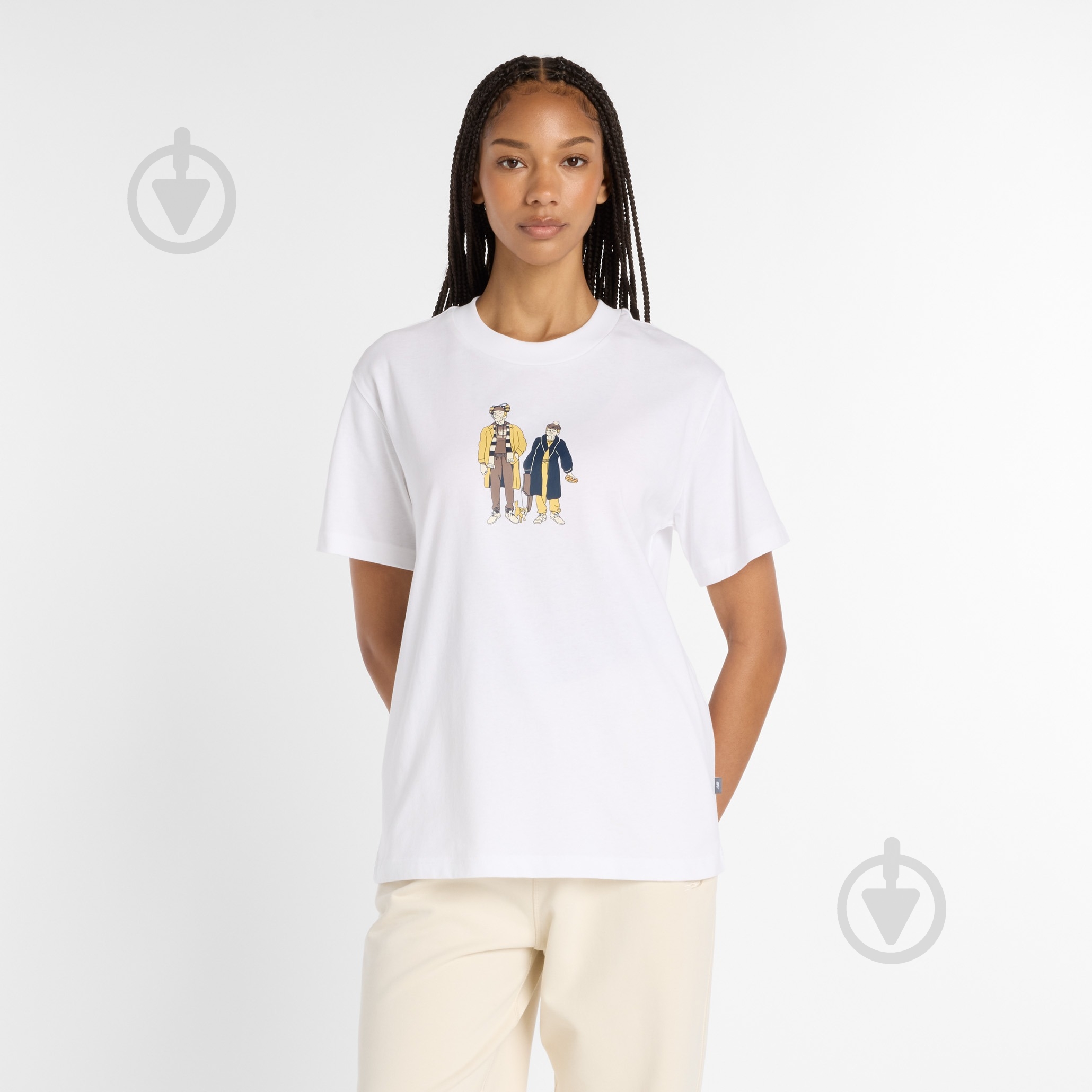 Футболка New Balance WT53926WT р.XL белый - фото 1