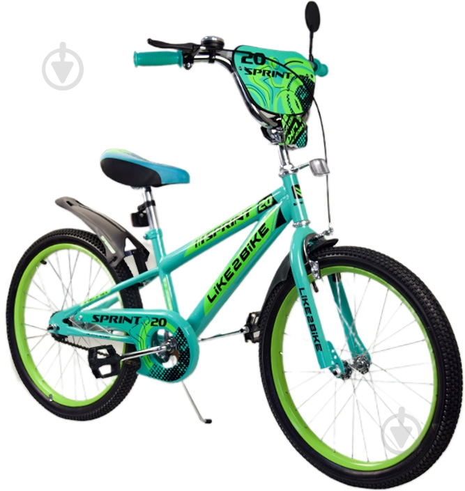 Велосипед детский Like2bike Sprint 20'' зеленый 192033 - фото 1 Велосипед детский Like2bike Sprint 20'' зеленый 192033 - фото 1