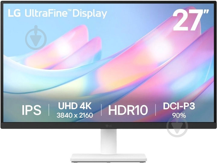 Монитор LG UltraFine 27" (27US500-W.ADRZ) - фото 1