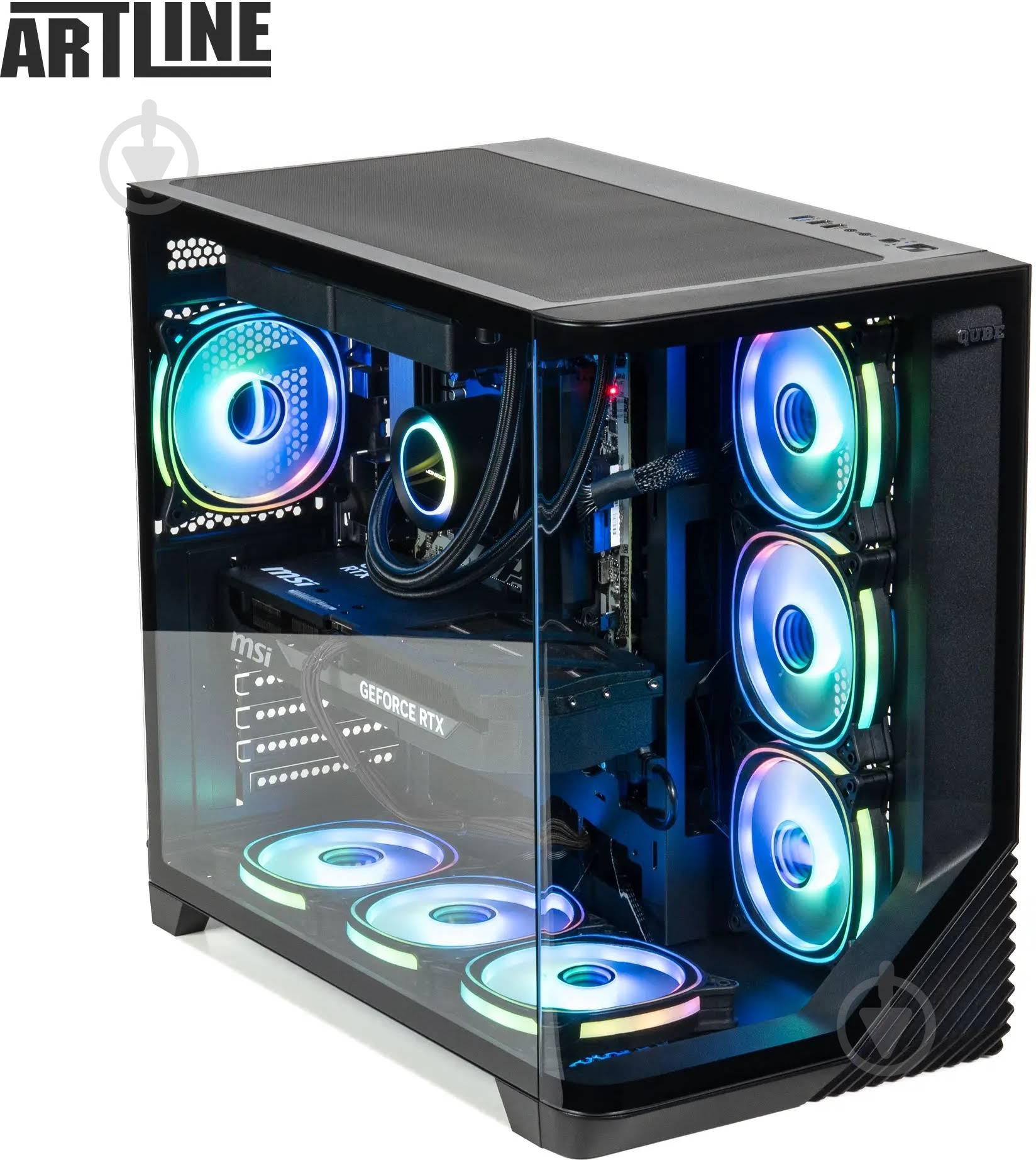 Компьютер Artline Gaming X77 Windows 11 Home (X77v116Win) black - фото 3