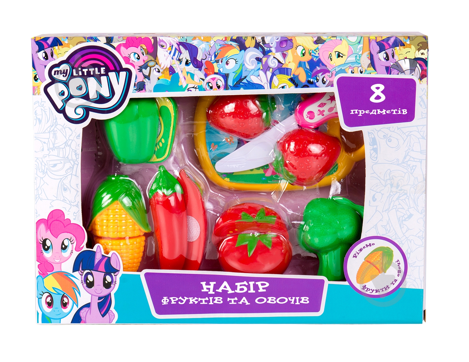 Іграшковий набір Перо Фрукти та овочі - фото 1