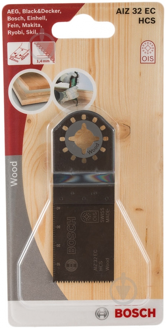 Насадка для дерева Bosch 32x40 мм - фото 1