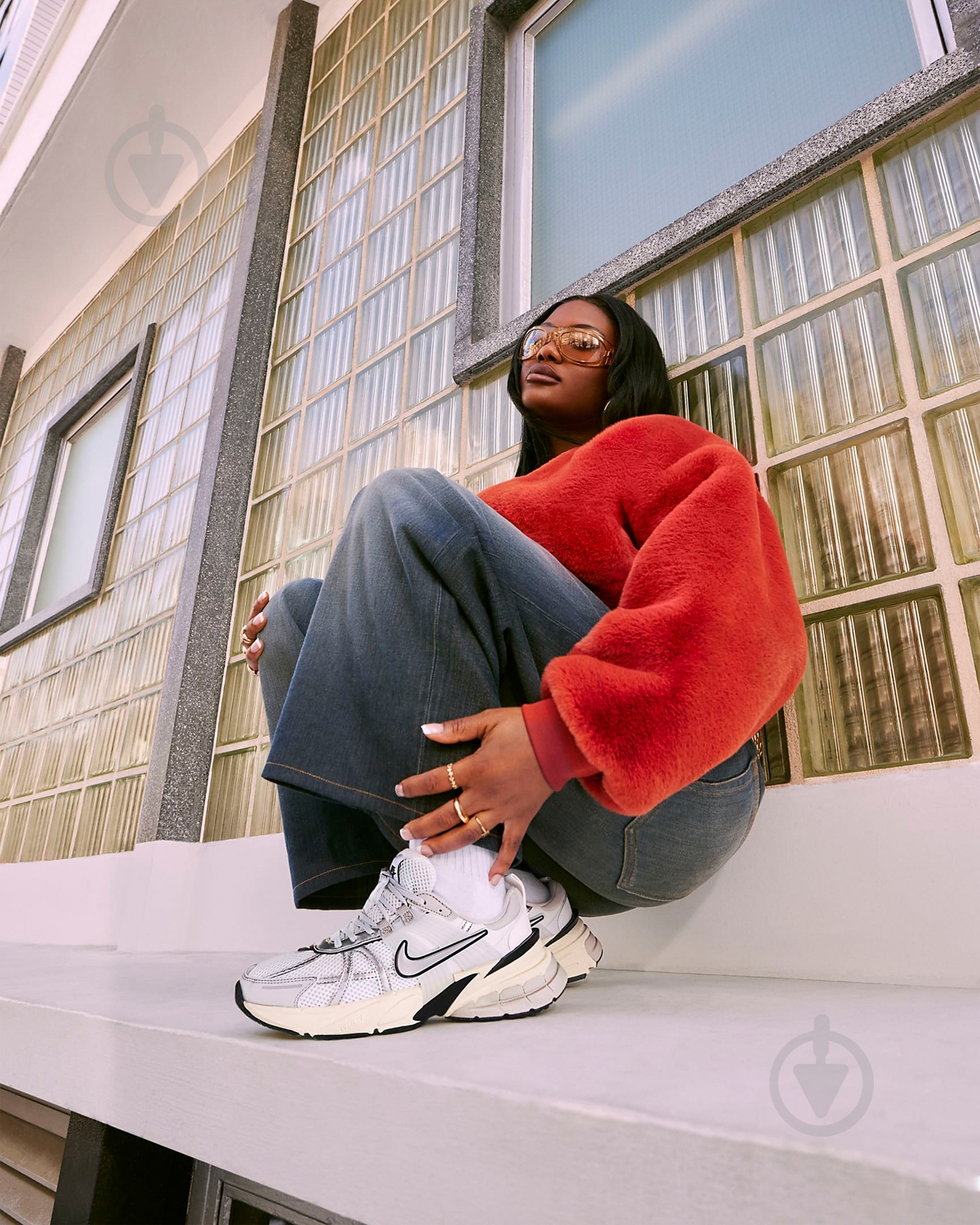 Кросівки жіночі демісезонні Nike V2K RUN FD0736-100 р.40 біло-сірі - фото 12