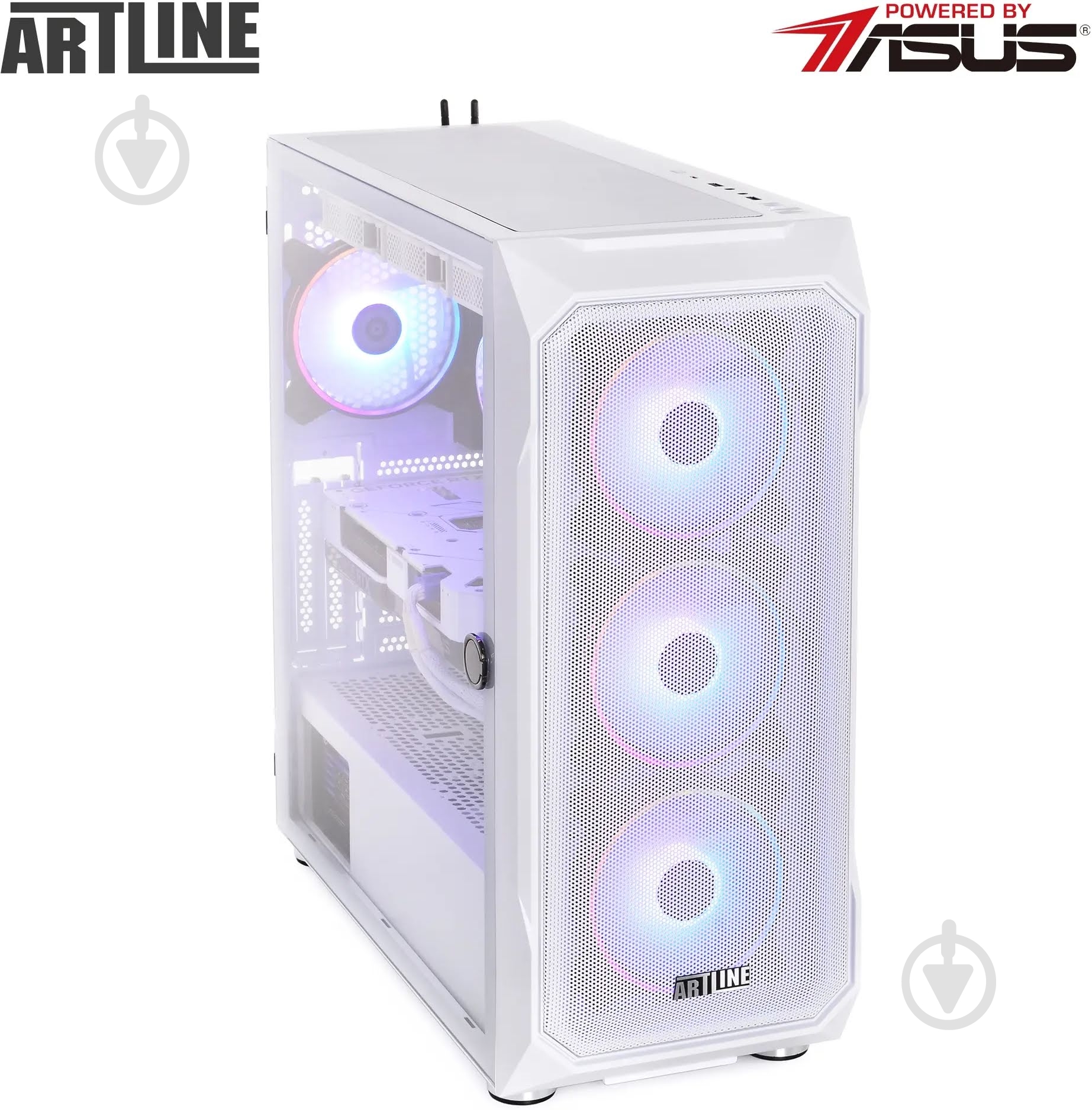 Компьютер Artline Gaming X77WHITE (X77Whitev116) white - фото 3 Компьютер Artline Gaming X77WHITE (X77Whitev116) white - фото 3