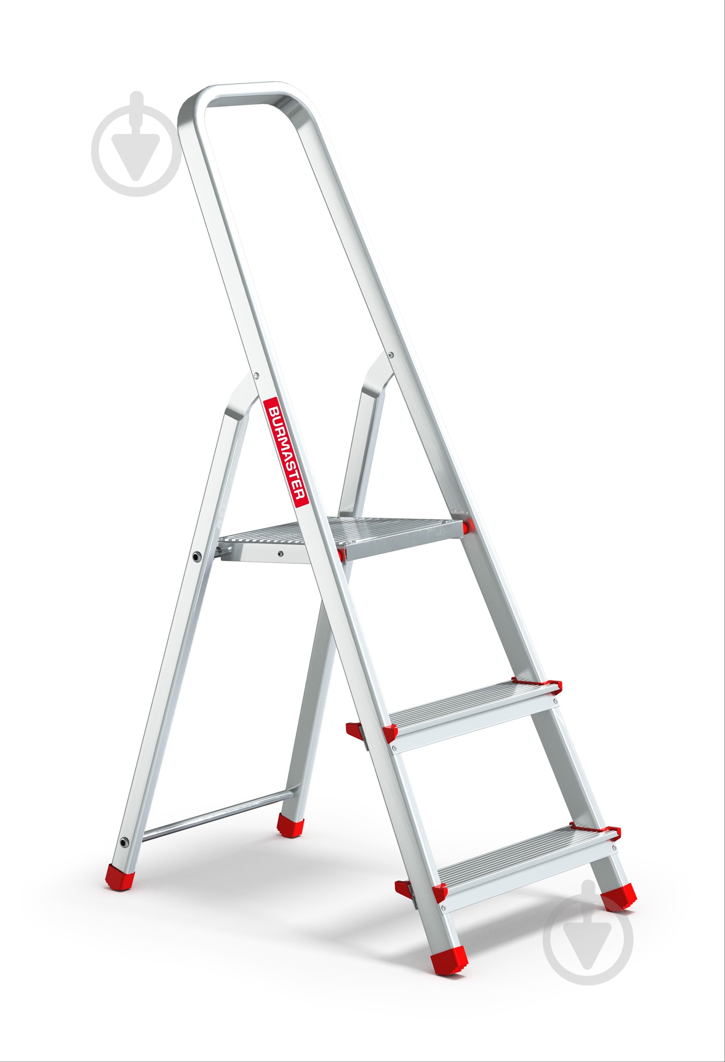 Лестница Burmaster алюминиевая з ступени - фото 1