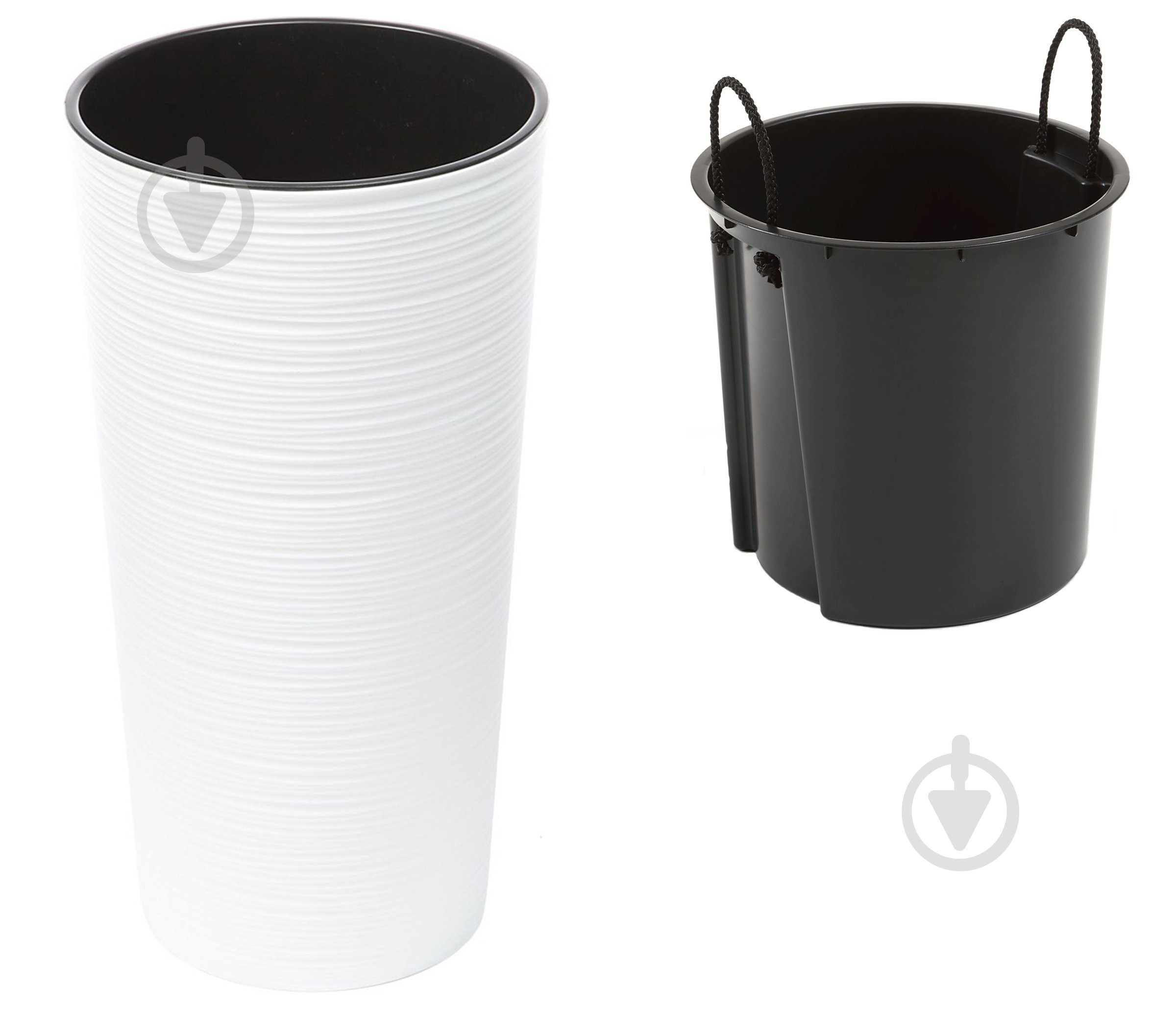 Вазон пластик LILIA DLUTO 25х47 см круглый белый матовый 9,5 л Lamela (9057269) - фото 2 Вазон пластик LILIA DLUTO 25х47 см круглый белый матовый 9,5 л Lamela (9057269) - фото 2