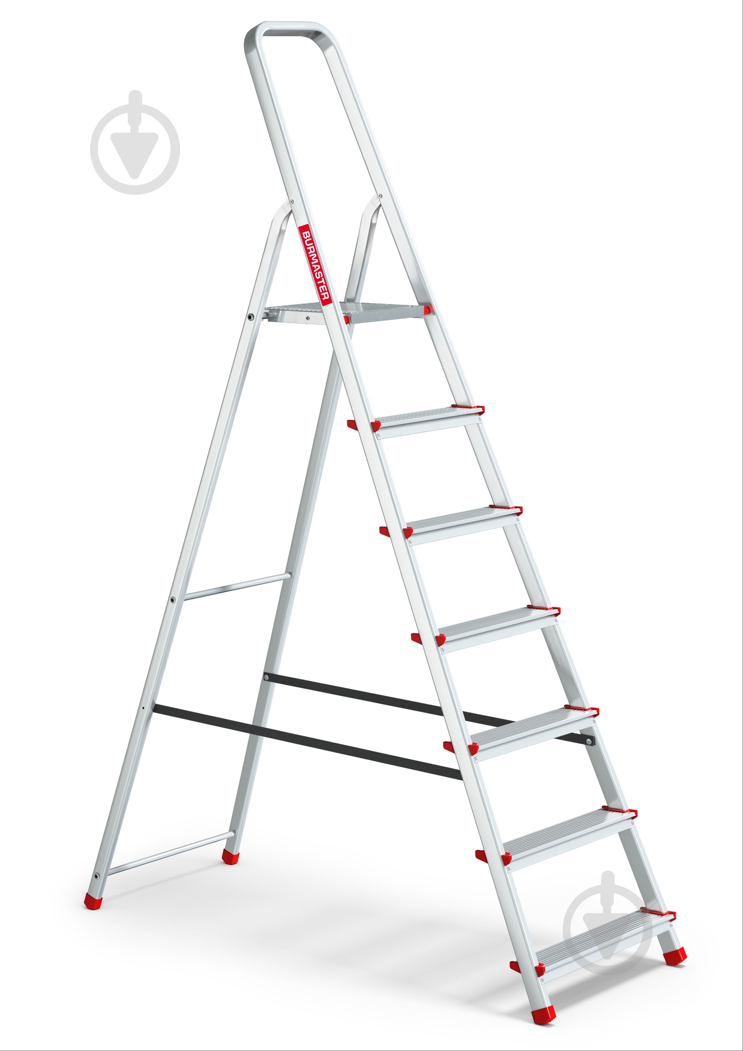 Лестница Burmaster алюминиевая 7 ступеней - фото 1