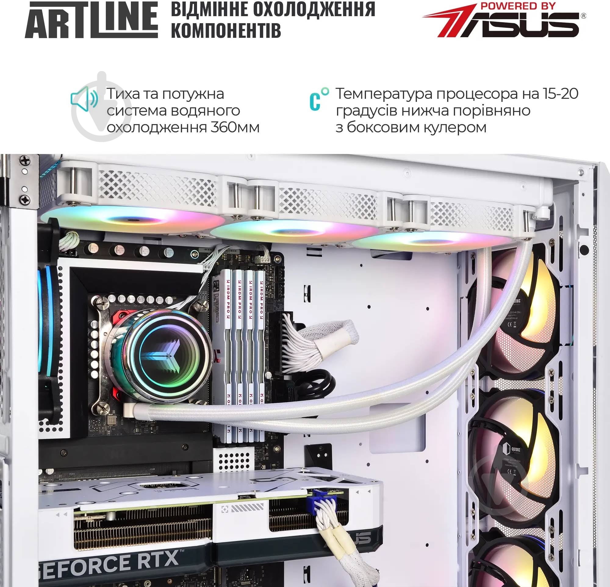 Компьютер Artline Gaming X77WHITE Windows 11 Home (X77Whitev117Win) white - фото 11