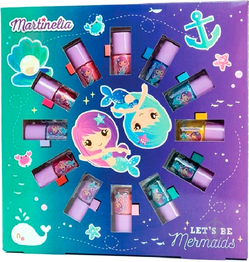 Набор лаков для ногтей Martinelia Русалочка 12 цветов 50530 - фото 1 Набор лаков для ногтей Martinelia Русалочка 12 цветов 50530 - фото 1