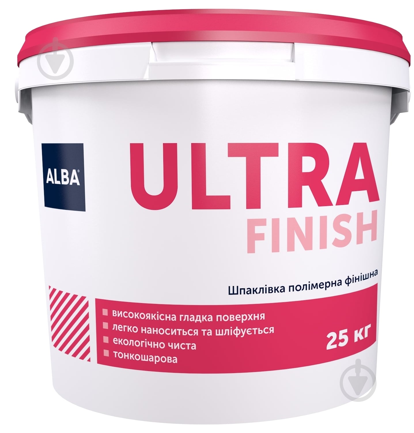 Шпаклевка ALBA финишная полимерная ULTRA FINISH 25 кг - фото 1 Шпаклевка ALBA финишная полимерная ULTRA FINISH 25 кг - фото 1