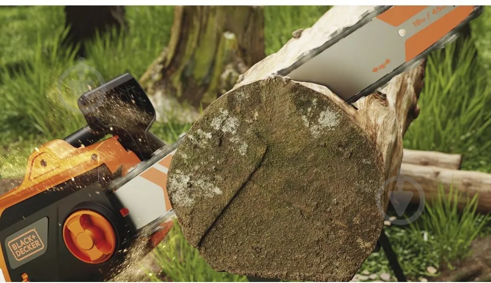 Пила цепная электрическая Black+Decker BECS2245 - фото 6