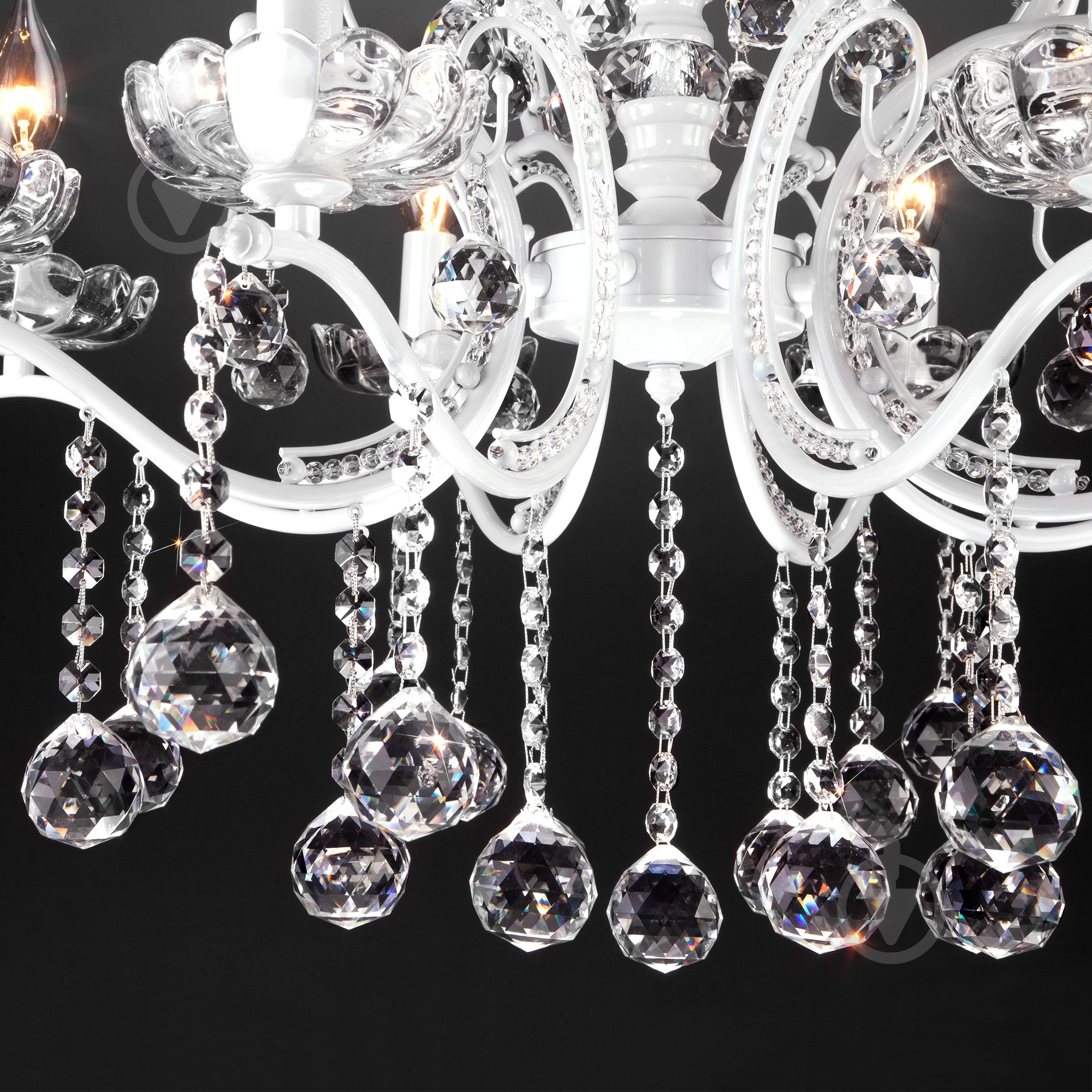 Люстра подвесная Strotskis Brezza 8x60 Вт E14 белый 10107/8 (білий) - фото 14