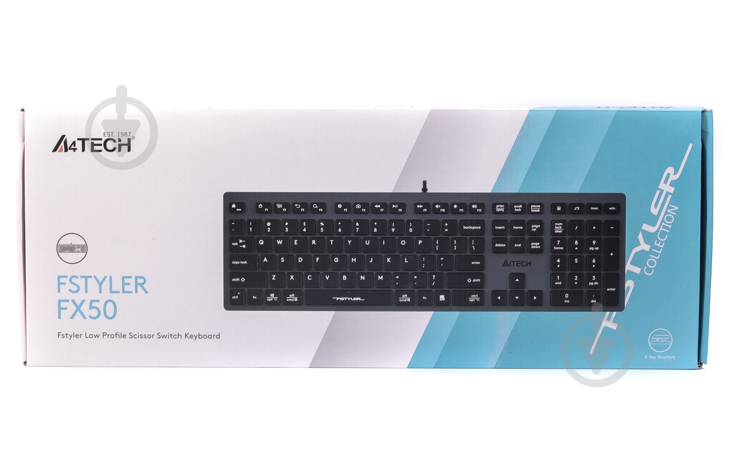 Клавиатура A4Tech (FX-50 USB (Grey)) grey - фото 5