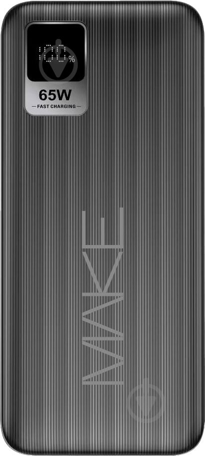 Повербанк Make PD+QC 30000 mAh black (MPB-302BK) - фото 1