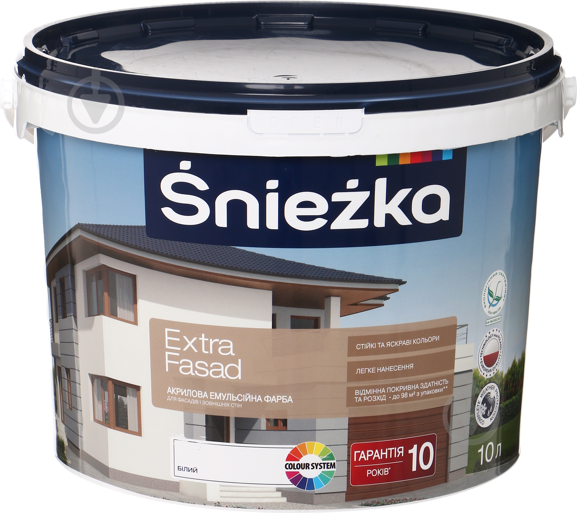 Фарба Sniezka Extra Fasad 10 л + 3 л у дарунок - фото 2