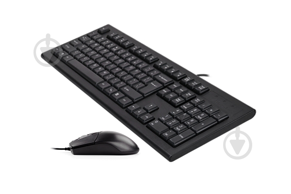 Комплект клавіатура та миша A4Tech KR-8572S (Black) - фото 4