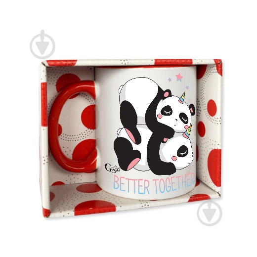Чашка Panda better together 320 мл GGP - фото 1
