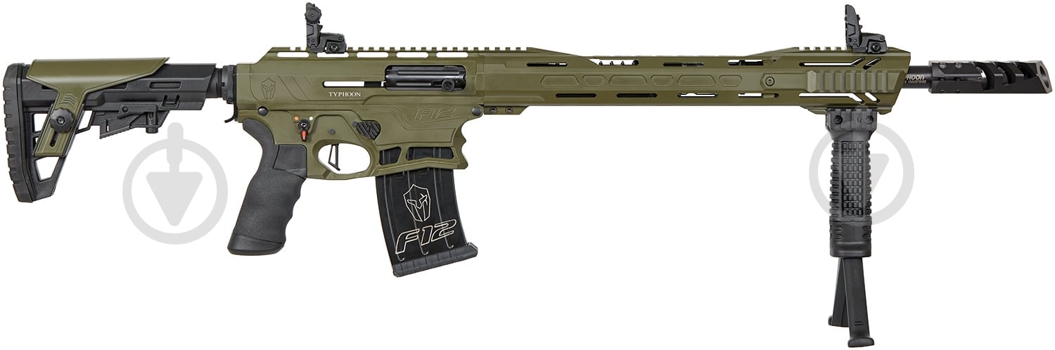Рушниця Typhoon F12 Sport GEN4 12/76 GREEN 47cm - фото 2 Рушниця Typhoon F12 Sport GEN4 12/76 GREEN 47cm - фото 2