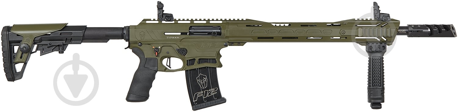 Рушниця Typhoon F12 Sport GEN4 12/76 GREEN 47cm - фото 1 Рушниця Typhoon F12 Sport GEN4 12/76 GREEN 47cm - фото 1