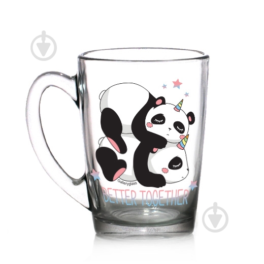 Чашка Panda better together 300 мл Galleryglass - фото 1