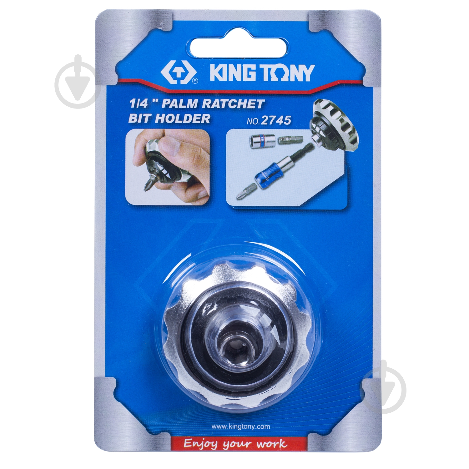 Держатель бит KING TONY 1/4" мини 2745 - фото 3
