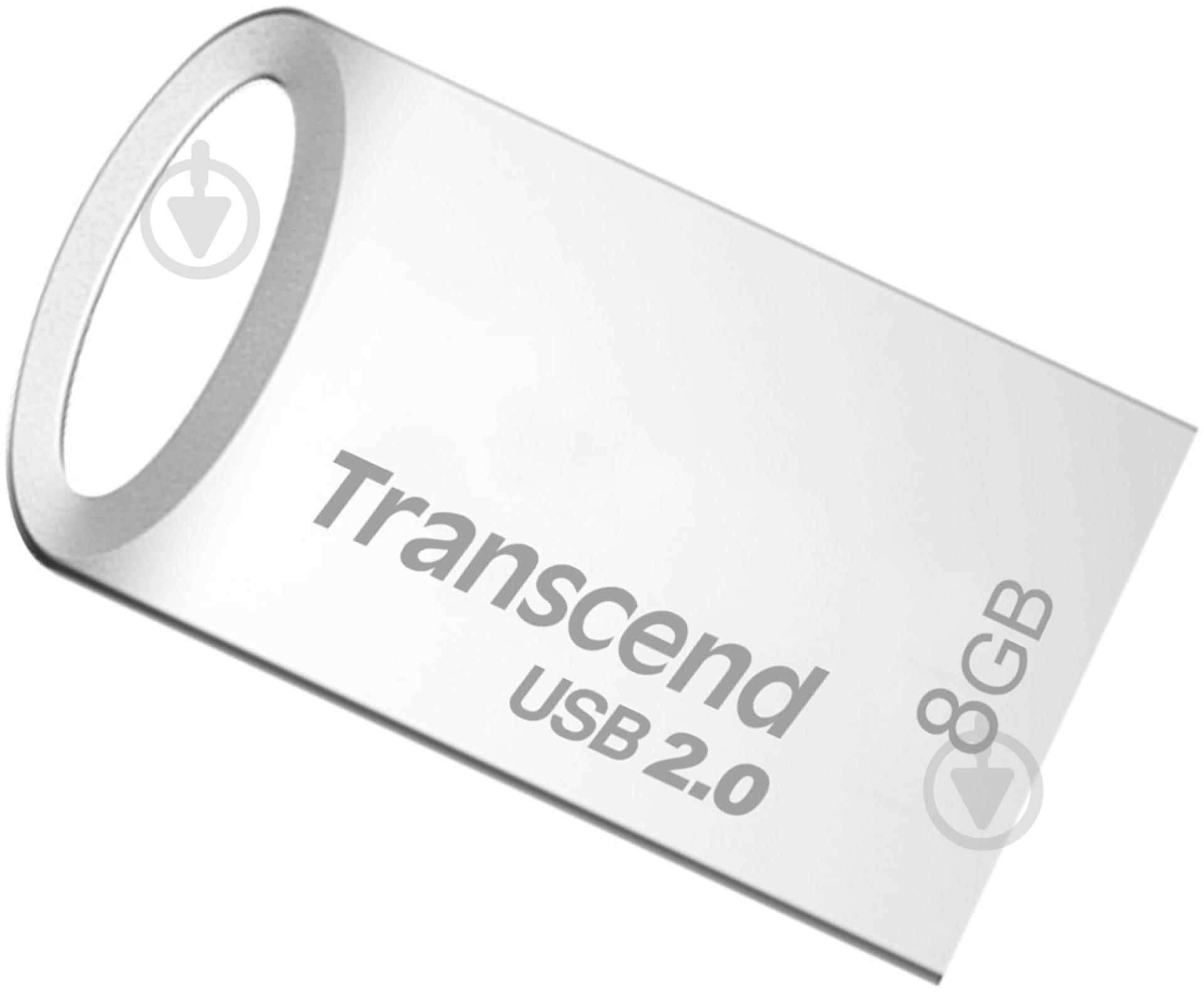 Флеш-память USB Transcend JetFlash 510 8 ГБ USB 2.0 silver (TS8GJF510S) - фото 1
