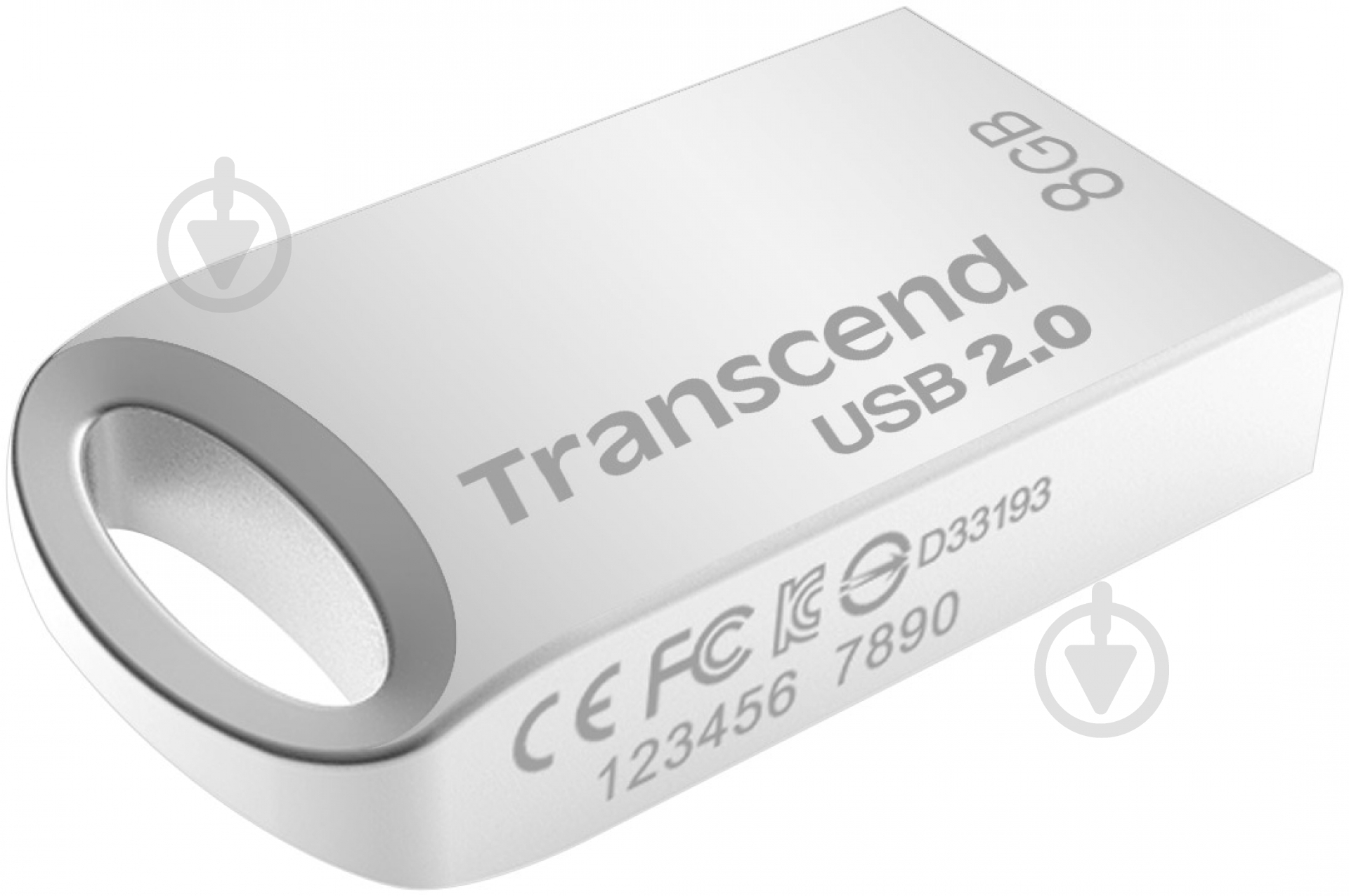 Флеш-память USB Transcend JetFlash 510 8 ГБ USB 2.0 silver (TS8GJF510S) - фото 3