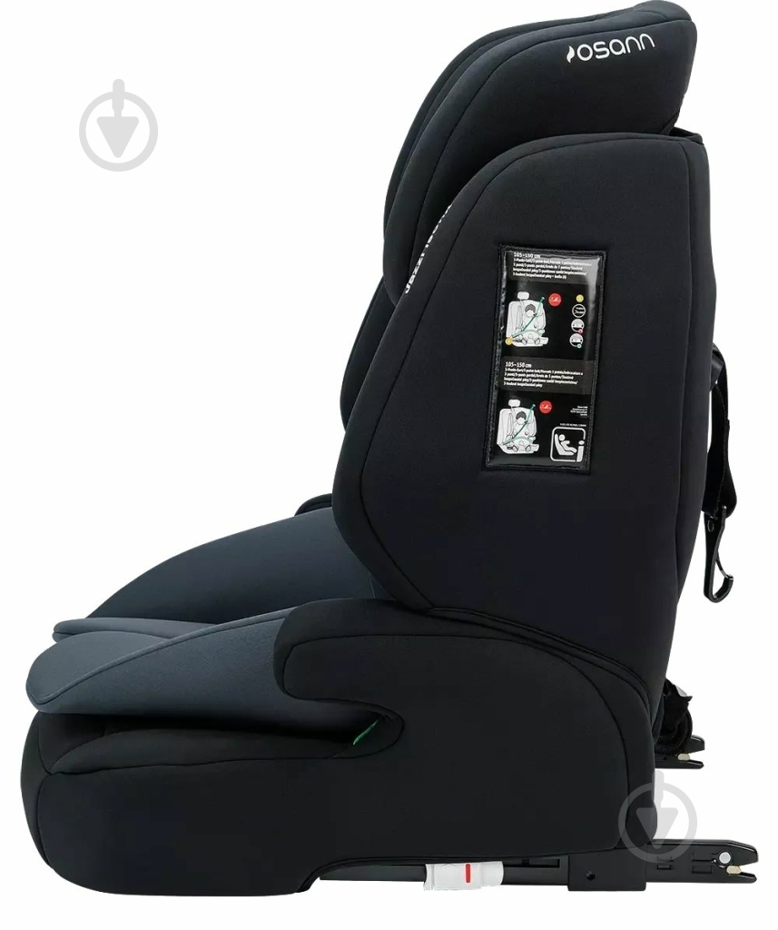 Автокресло OSANN Jazzi Isofix i-Size Nero черный с серым ec102-287-194 - фото 3