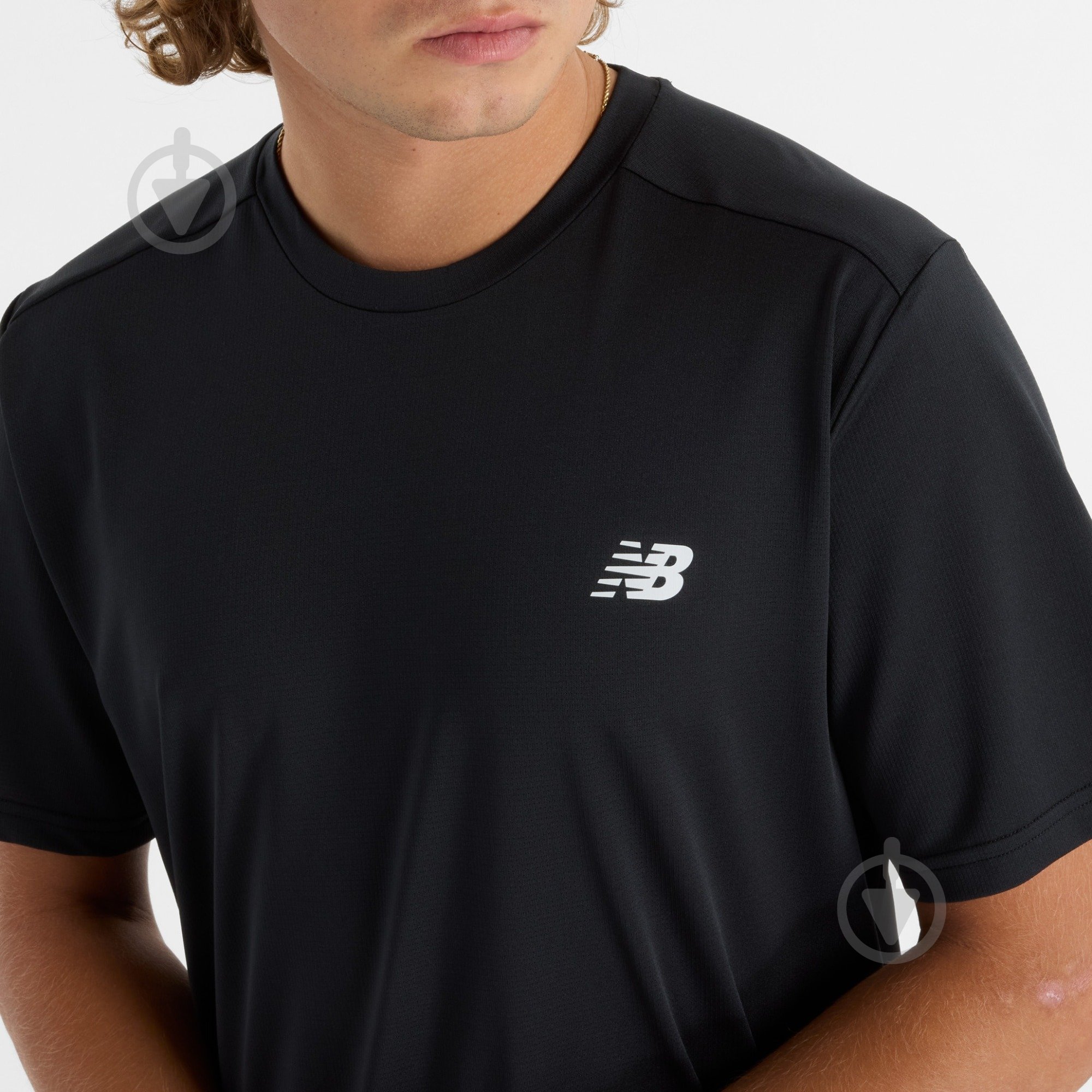 Футболка New Balance MT51801BK р.M черный - фото 4 Футболка New Balance MT51801BK р.M черный - фото 4