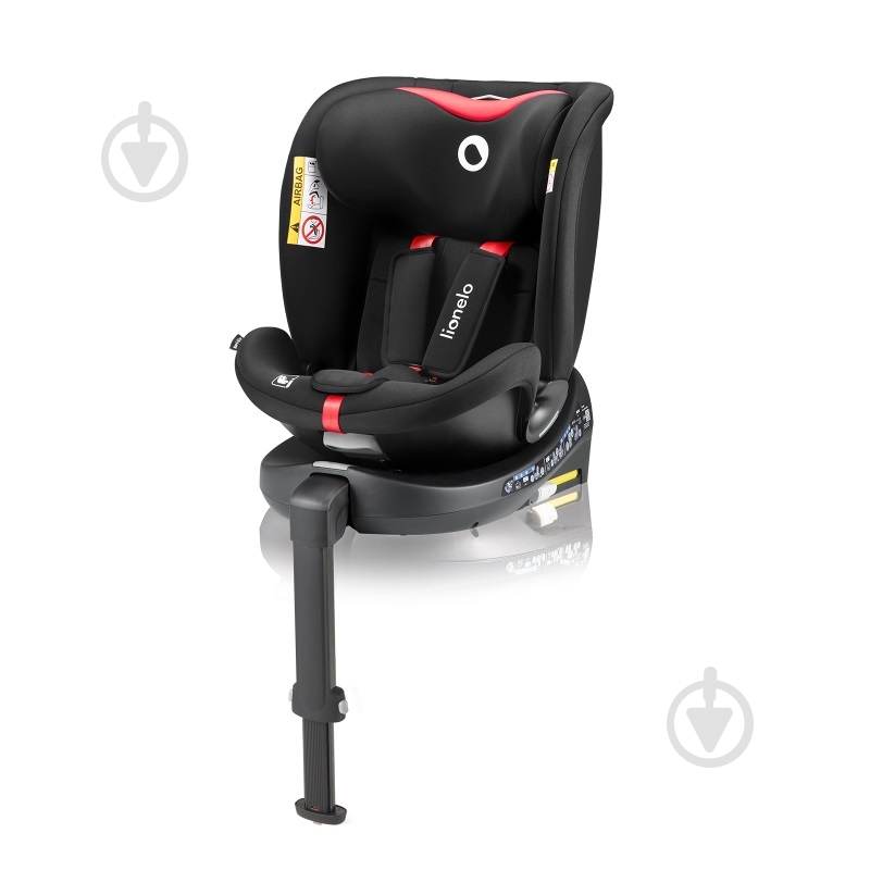 Автокрісло Lionelo black LO-NAVY I-SIZE BLACK RED - фото 2