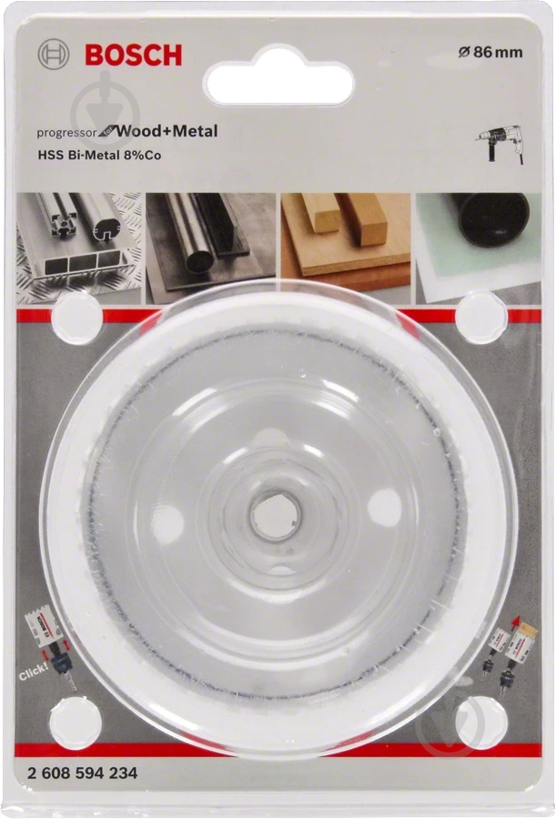 Коронка биметаллическая Bosch Progressor 86 мм 2608594234 - фото 2 Коронка биметаллическая Bosch Progressor 86 мм 2608594234 - фото 2