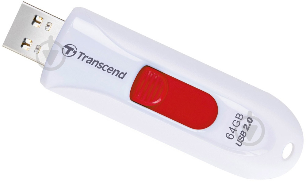 Флеш-память USB Transcend JetFlash 590 32 ГБ USB 2.0 white (TS32GJF590W) - фото 2