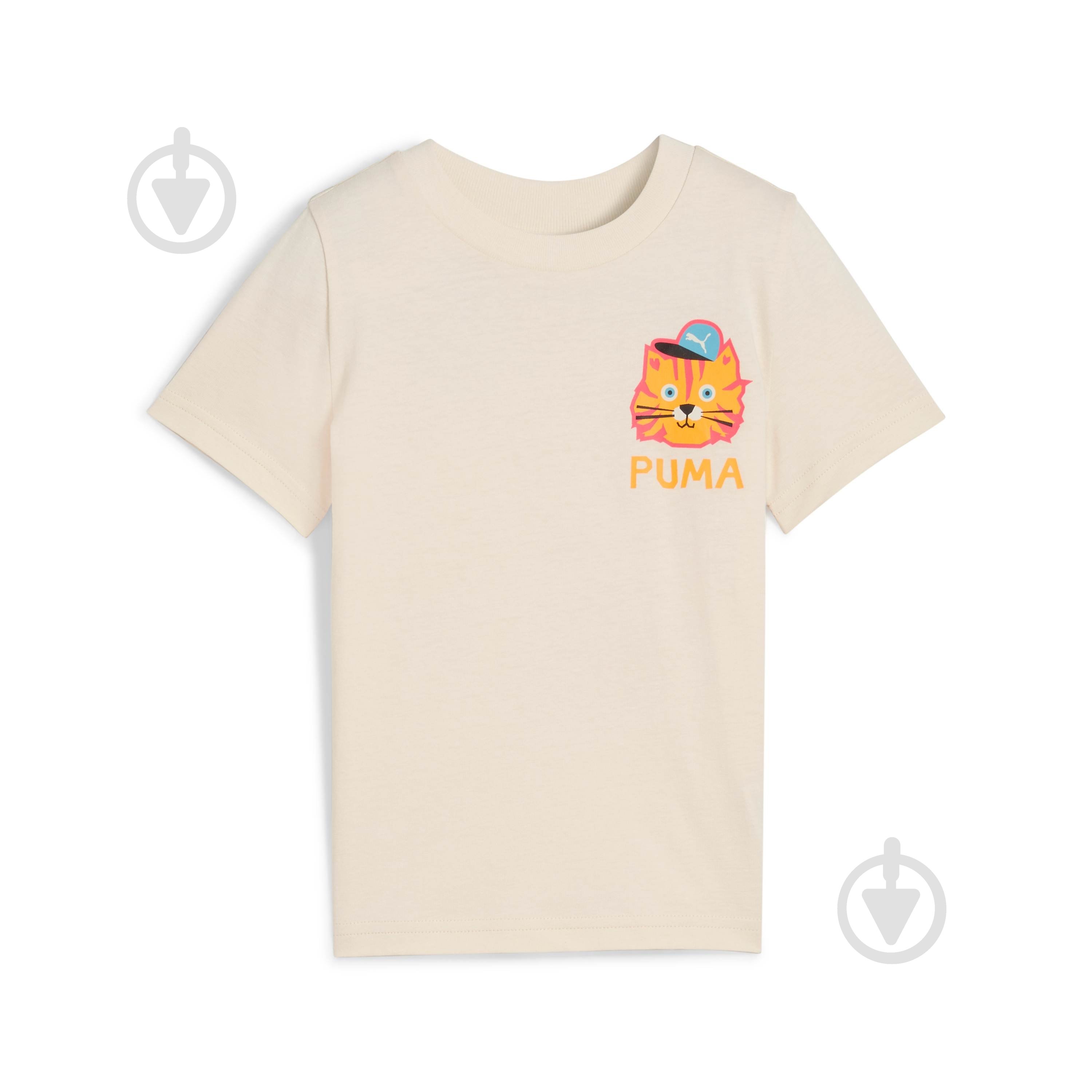Футболка Puma MOODY CAT Graphic Tee I PS 63220587 р.104 бежевый - фото 5