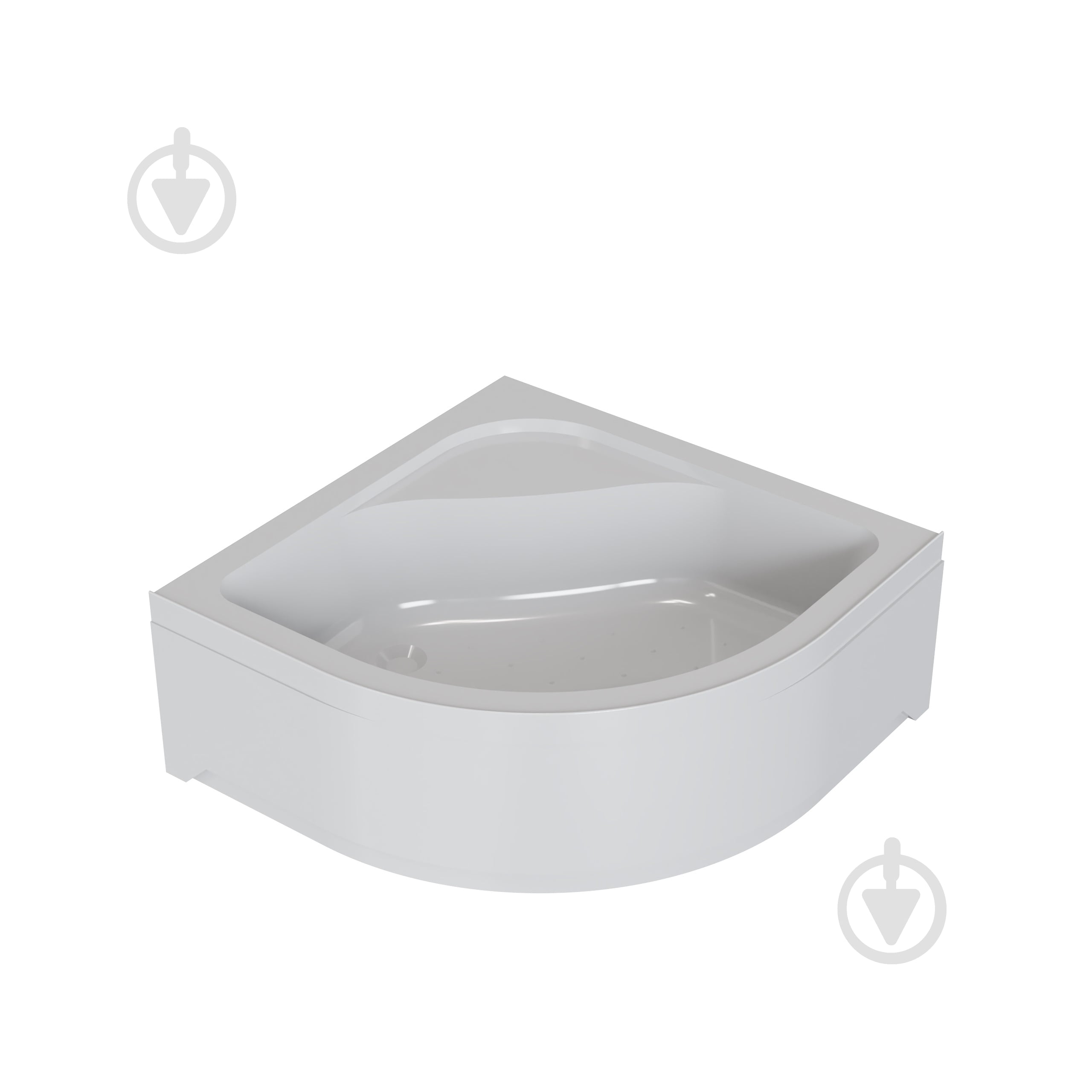 Піддон душовий HES EVO 90×90×35 - фото 1 Піддон душовий HES EVO 90×90×35 - фото 1