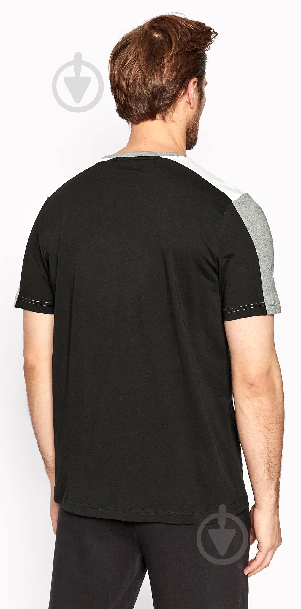 Футболка Puma ESS+ BLOCK TEE 84742601 р.L чорний - фото 2