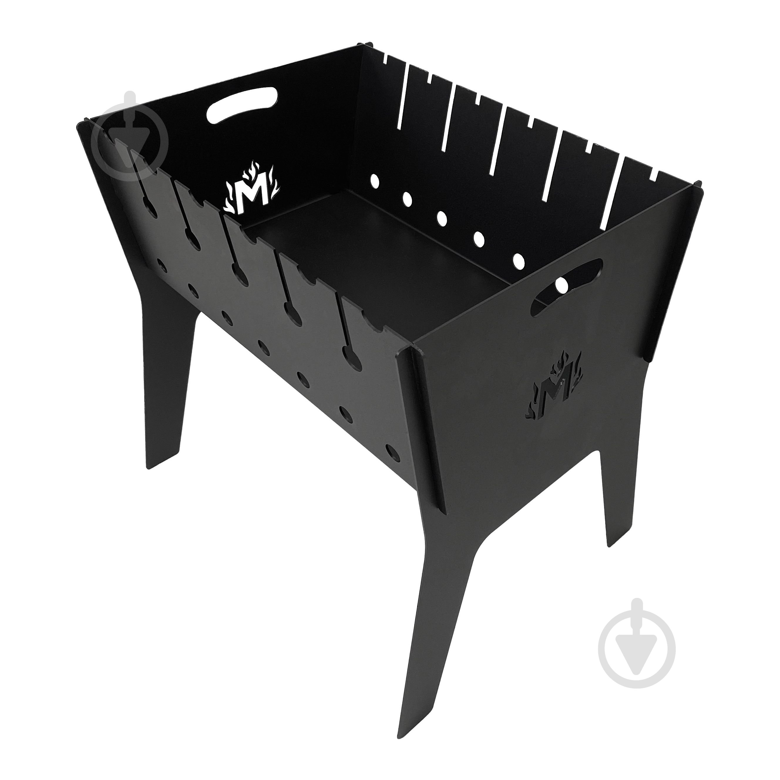 Мангал раскладной Metalzavod Феникс на 6 шампуров 2 мм двухуровневый - фото 2