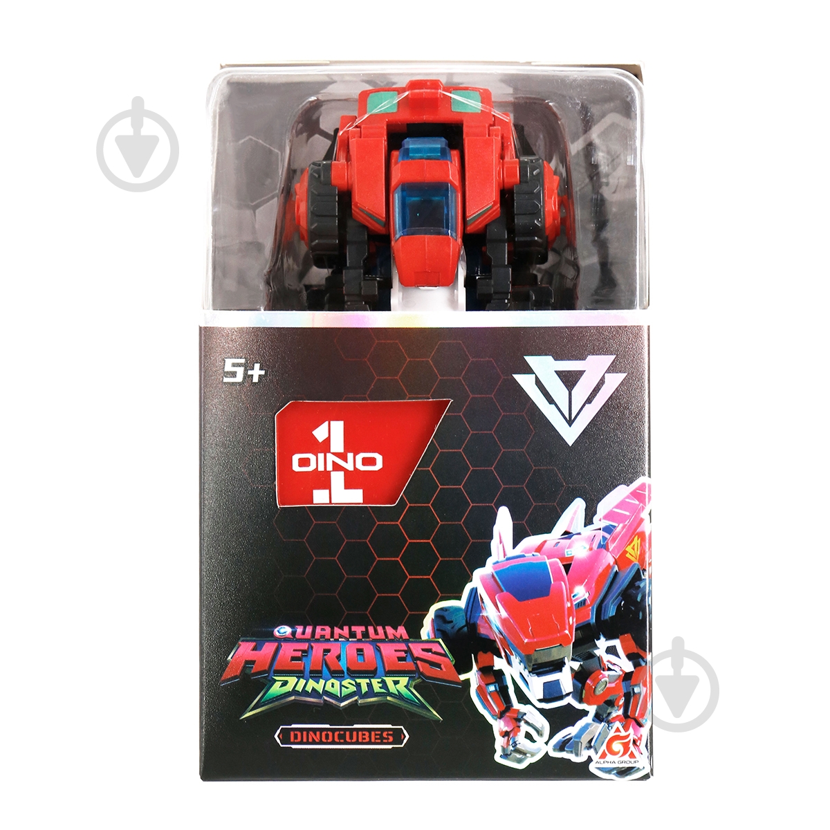 Игрушка-трансформер Alpha Group Динозавр Dinoster - Красный Раптор-бот EU580840-1 - фото 11