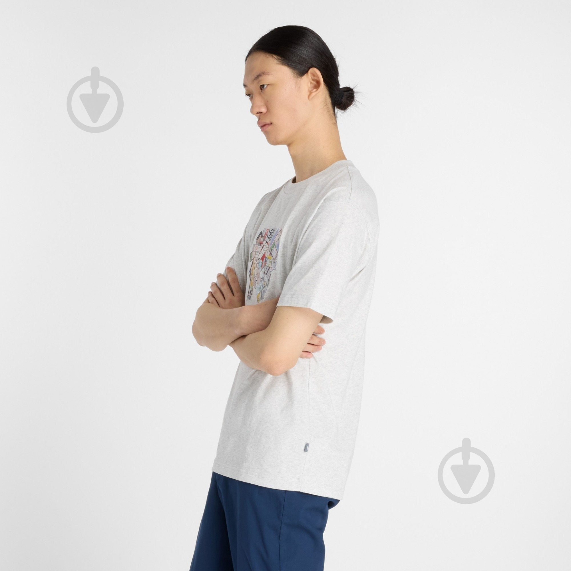 Футболка New Balance MT53905AHH р.XL серый - фото 5 Футболка New Balance MT53905AHH р.XL серый - фото 5