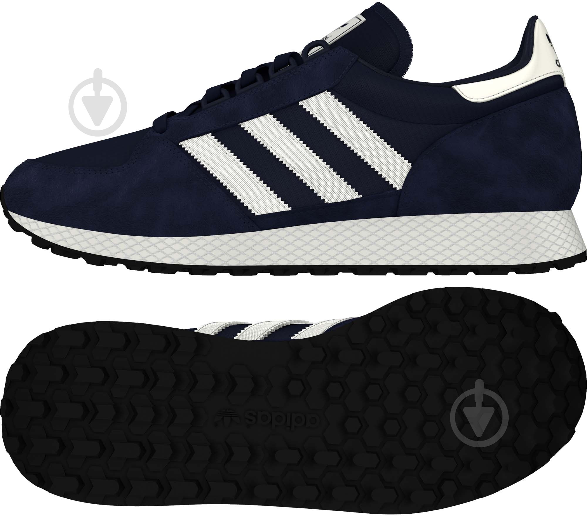 Кроссовки мужские Adidas Forest Grove CG5675 р.43 1/3 темно-синие - фото 6