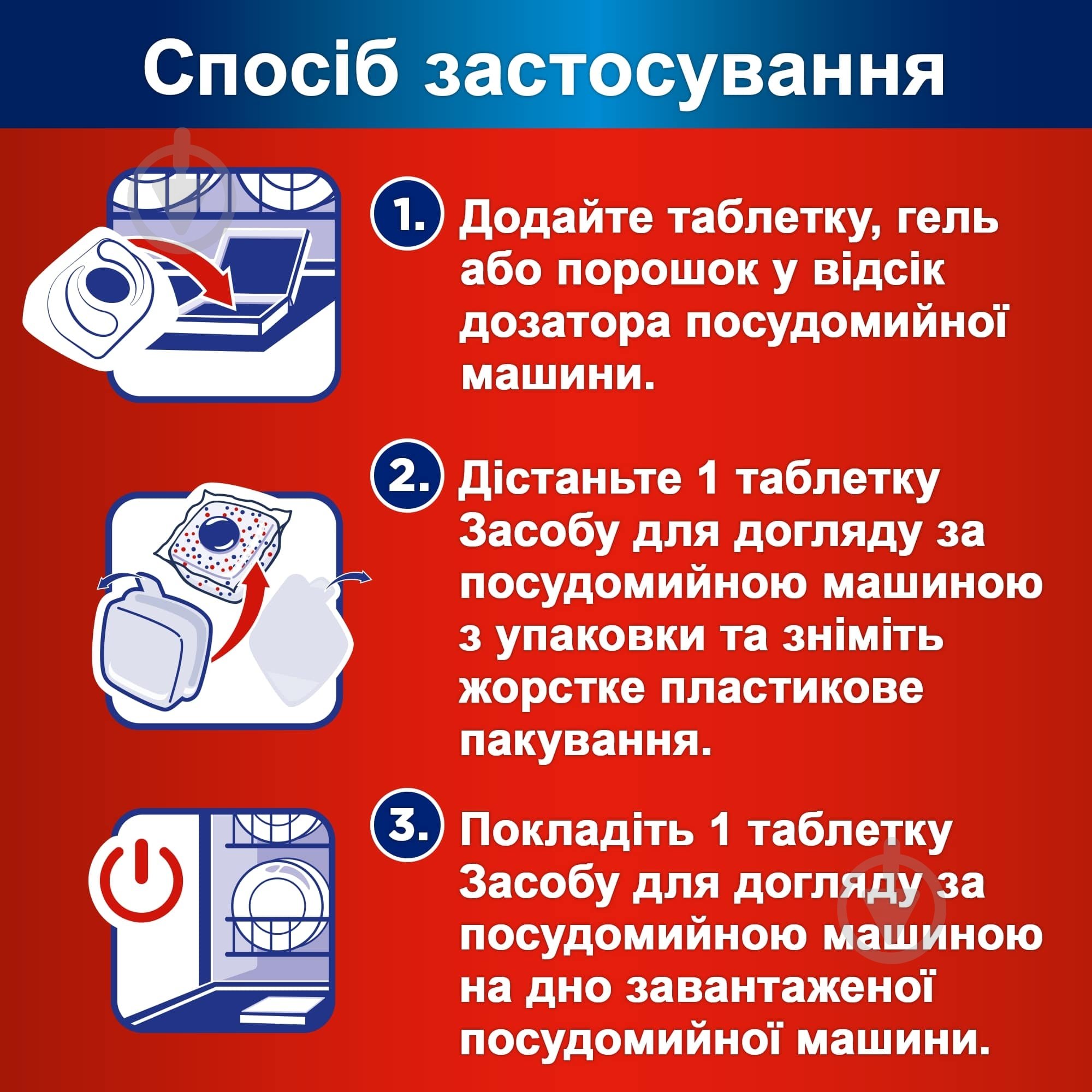 Засіб для посудомийних машин Somat Machine Cleaner 3х20 г 3 шт. - фото 5