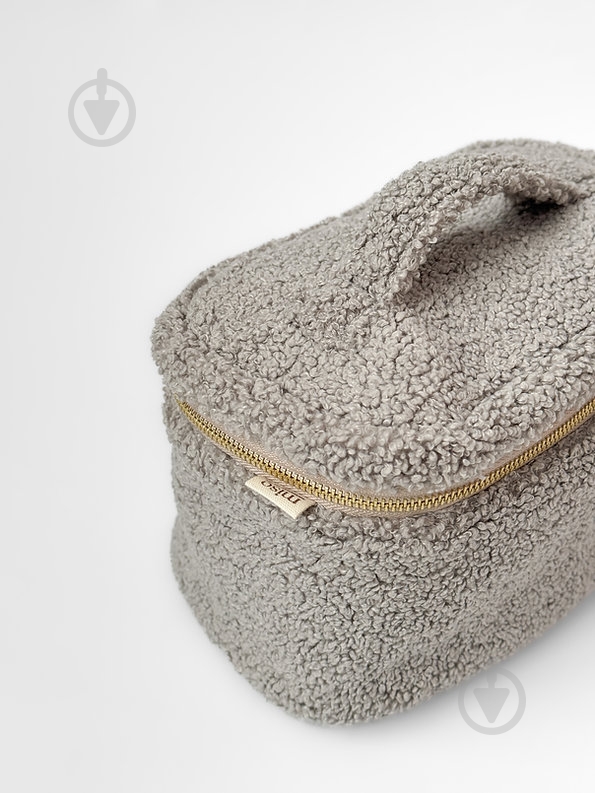 Косметичка MISO accessory TEDDY сундук серый - фото 2