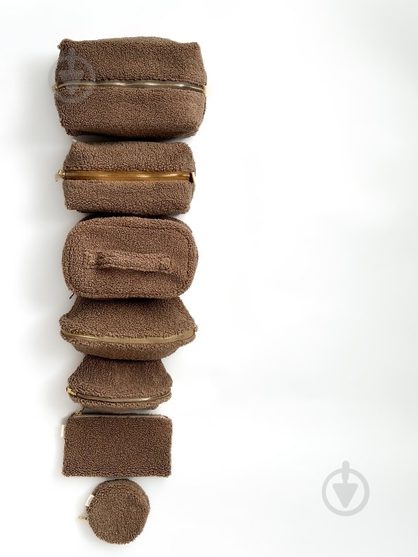 Косметичка MISO accessory TEDDY сундук коричневый - фото 6